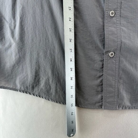 World Wide Sportsman Shirt Men 2XL Utility Button Down Vented Fishing Nylon Gray - Picture 11 of 11